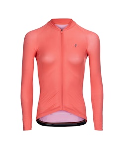 Specialized | Sl Air Solid Jersey Ls Women's | Size Extra Large In Vivid Coral | Polyester/elastane