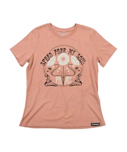 Fasthouse | Women's Trinity T-Shirt | Size Medium In Mauve | 100% Cotton