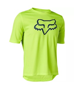 Fox Apparel | YTH Ranger SS Jersey Men's | Size Large in Fluorescent Yellow