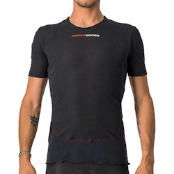 Castelli | Prosecco Tech Short Sleeve Base Layer Men's | Size Medium In Black | 100% Polyester