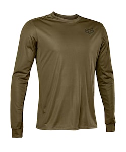 Fox Apparel | Ranger LS Jersey Font Men's | Size Medium in Olive Green