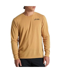 Specialized | Warped T-Shirt Ls Men's | Size Small In Harvest Gold