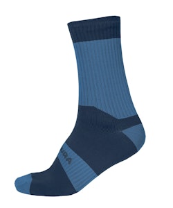 Endura | Hummvee Waterproof Socks II Men's | Size Large/Extra Large in Ink Blue