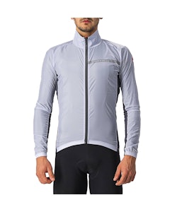 Castelli | Squadra Stretch Jacket Men's | Size Small In Silver Gray/dark Gray | Nylon