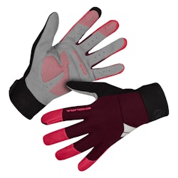 Endura | Women's Windchill Glove | Size Extra Small In Aubergine