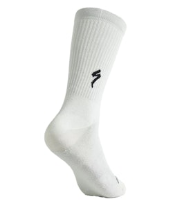 Specialized | Cotton Tall Sock Men's | Size Medium In Dove Grey | Polyamide/elastane