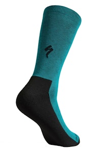 Specialized | Primaloft Lightweight Tall Sock Men's | Size Large In Tropical Teal | Polyester