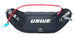 Uswe | Zulo 2 Plus Hydration Hip Pack Carbon Black, 2 Liter