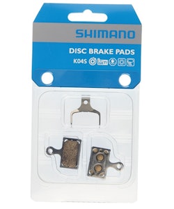 Shimano | K04S Disc Brake Pad And Spring Metal Compound | Stainless Steel | Back Plate, One Pair