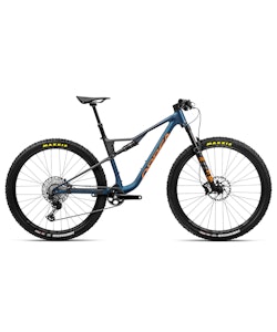 Orbea | Oiz H10 Bike 2023 Small Moondust Blue, Leo Orange