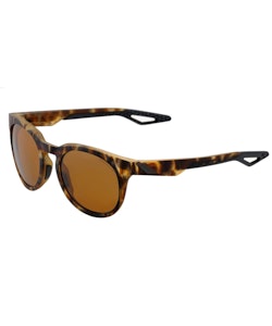 100% | Campo Sunglasses Men's In Brown/bronze Peak Polar Lens | Rubber