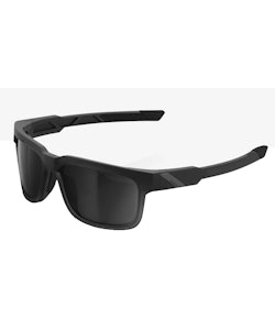 100% | Type-S Cycling Sunglasses Men's in Soft Tact Black/Smoke Lens