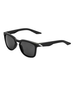 100% | Hudson Cycling Sunglasses Men's in Soft Tact Black w/Smoke Lens