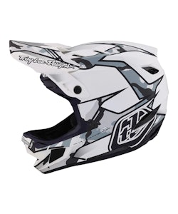 Troy Lee Designs | D4 Composite Matrix Helmet Men's | Size Large In White
