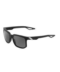 100% | Centric Cycling Sunglasses Men's in Soft Tact Black/Grey Peakpolar