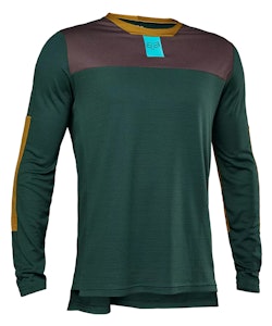 Fox Apparel | Defend Ls Jersey Fox Apparel | Head Men's | Size Extra Large In Emerald | Polyester
