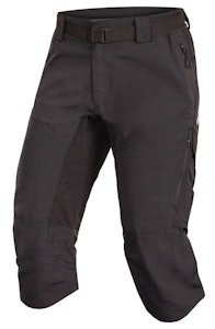 Endura | Women's Hummvee 3/4 Short With Liner | Size Large In Black | Nylon