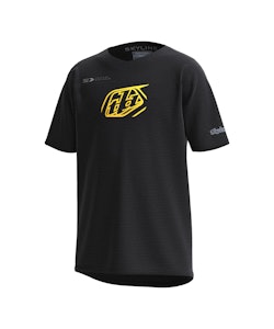 Troy Lee Designs | Youth Skyline Ss Jersey Men's | Size Large In Iconic Black
