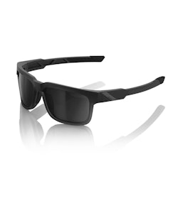 100% | Type-S Cycling Sunglasses Men's in Soft Tact Black w/Smoke Lens