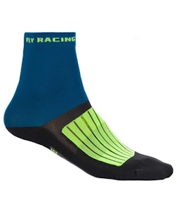 Fly Racing | Action Socks Men's | Size Small/medium In Navy Hi Vis