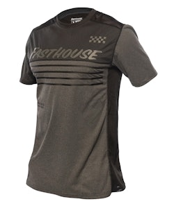 Fasthouse | Mercury Classic Ss Jersey Men's | Size Medium In Black Heather/charcoal Heather | 100% Polyester