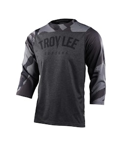Troy Lee Designs | Ruckus 3/4 Jersey Men's | Size Xx Large In Camber Camo/black Heather | 100% Polyester