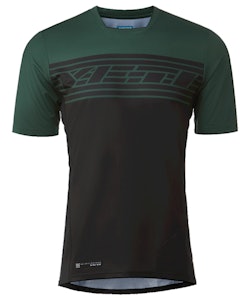 Yeti Cycles | Enduro Jersey S/s Men's | Size Extra Large In Evergreen Stripe