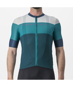 Castelli | Sezione Jersey Men's | Size Extra Large In Deep Teal/quetzal Green