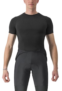 Castelli | Core Seamless Base Layer Ss Men's | Size Xx Large In Black | Polyester