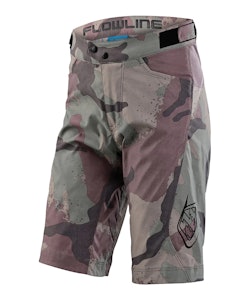 Troy Lee Designs | Youth Flowline Short Shell Men's | Size 22 In Camo Woodland