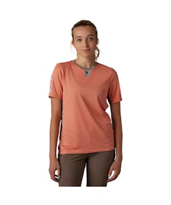 Fox Apparel | W Defend Ss Jersey Women's | Size Extra Large In Salmon | Polyester