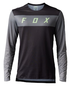 Fox Apparel | Flexair Ls Jersey Arcadia Men's | Size Medium In Black