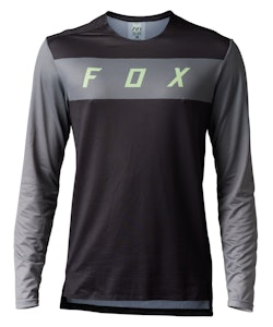 Fox Apparel | Flexair Ls Jersey Arcadia Men's | Size Medium In Black