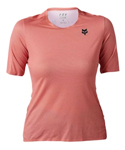 Fox Apparel | Women's Flexair Ascent Ss Jersey | Size Small In Salmon | Polyester