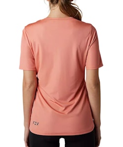Fox Apparel | Women's Ranger Ss Jersey Fox Apparel | Head | Size Extra Large In Salmon | Polyester