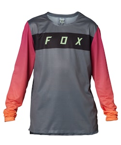 Fox Apparel | Youth Flexair Ls Jersey Men's | Size Medium In Pewter