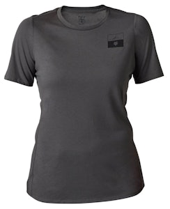 Fox Apparel | Women's Ranger Drirelease® Ss Jersey Fract | Size Large In Pewter | Polyester