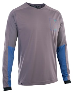 Ion | Traze Amp Ls Aft Jersey Men's | Size Small In 214 Shark Grey | 100% Polyester