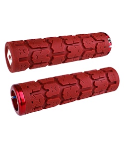 Odi | Rogue V2.1 Lock-On Grips Rogue, V2.1 Lock-On , Mtb, Closed End , 135Mm, Wht/drk Red