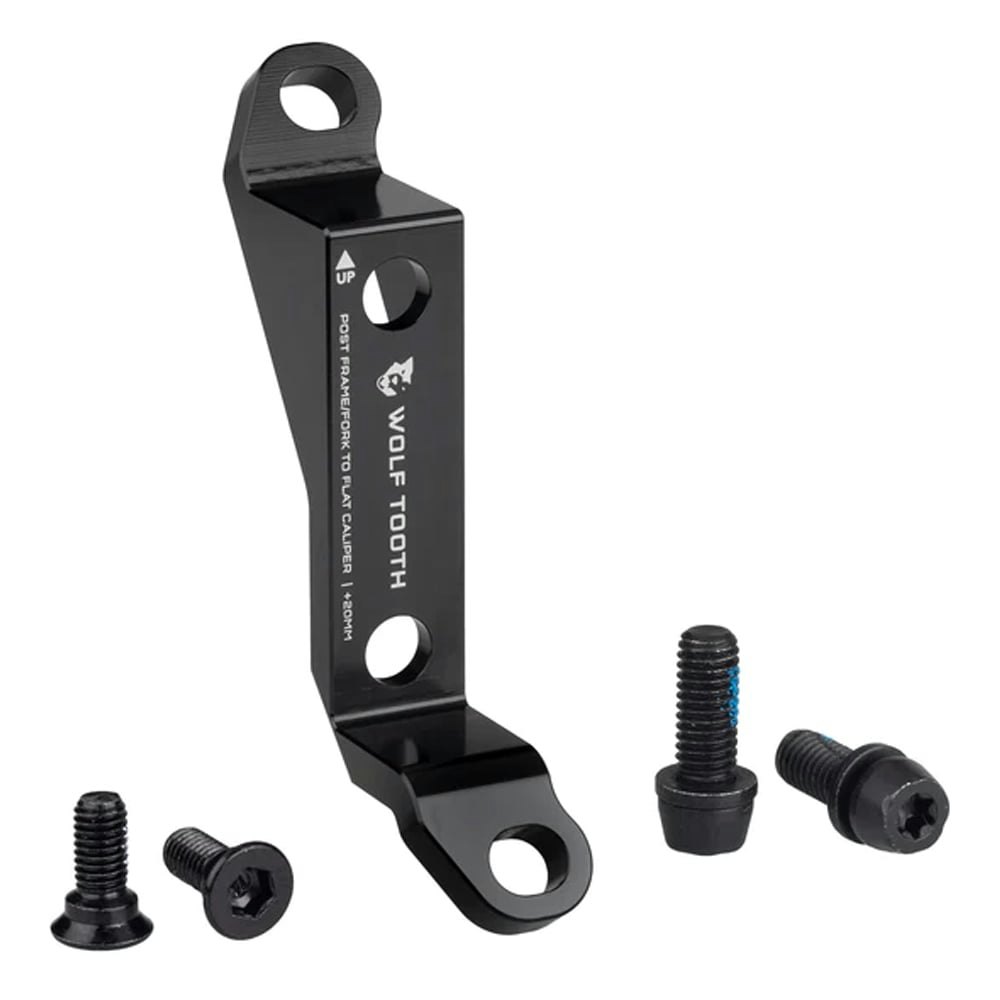 Wolf Tooth Post to Flat Mount Brake Adapter