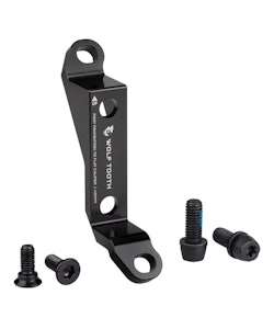 Wolf Tooth Components | Post To Flat Mount Brake Adapter Blk