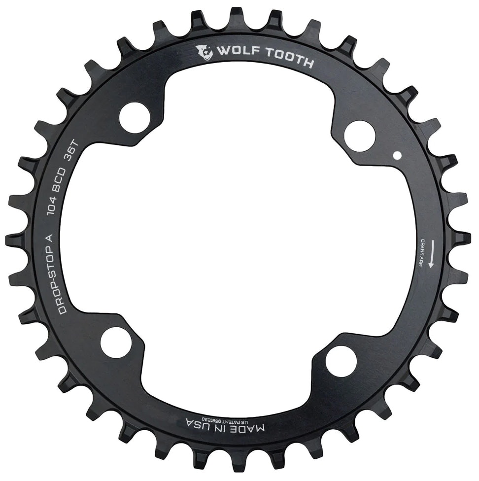 Wolf Tooth 104 BCD Chainring for Shimano 12 spd