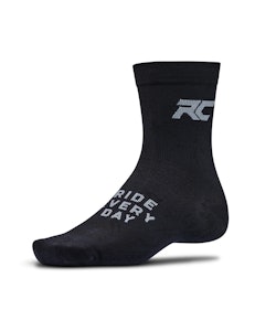 Ride Concepts | Unisex Core Sock Men's | Size Extra Large In Black | Nylon