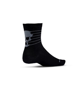 Ride Concepts | Unisex Skully Sock Men's | Size Extra Large In Black/charcoal | Spandex/polyester