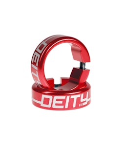 Deity | Grip Clamps Red