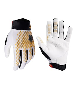 Fox Apparel | Defend Race Glove Men's | Size Small In White | Polyester