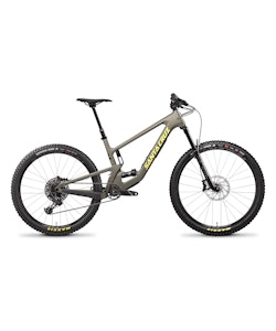 Santa Cruz Bicycles | 5010 5 C Mx R Bike | Matte Nickel And Yellow | 2Xl | Rubber