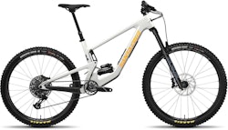 Santa Cruz Bicycles | Bronson 4.1 C R Bike Gloss Chalk | White | L