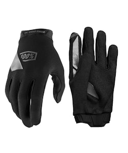 100% | Ridecamp Mtb Gloves Men's | Size Extra Large In Black | Nylon