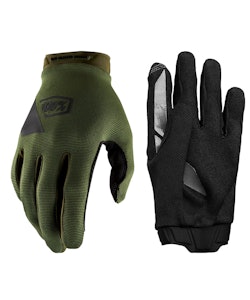 100% | Ridecamp Mtb Gloves Men's | Size Medium In Fatigue | Nylon